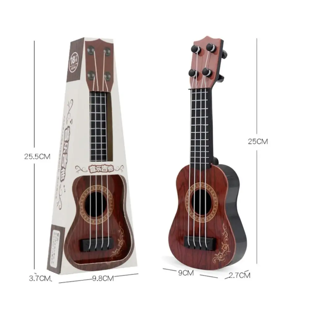 Kinderen Geschenkspeelgoed 4-snarige muziekinstrument Kleine gitaar Educatief muziekinstrument Klassieke ukelele