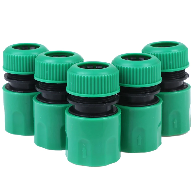 C 5Pcs 1/2 " Hose Joint Coupling Connector For Garden Irrigation Water Connector