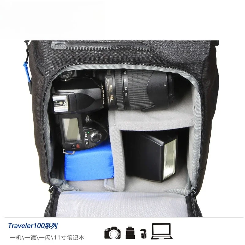Travel photographer series, backpack camera bag, SLR micro-single camera bag, professional travel outdoor storage backpack.
