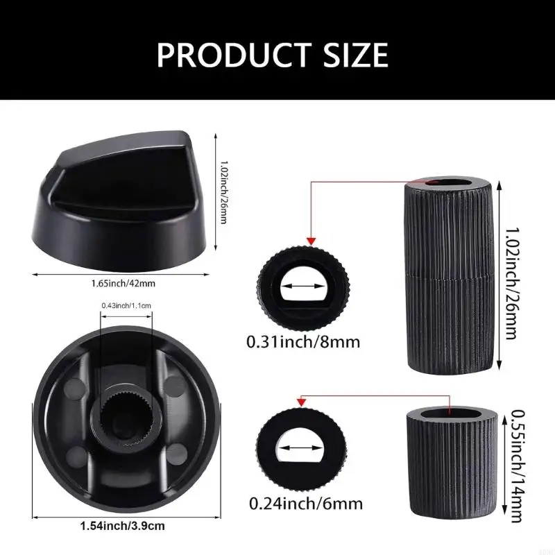 A0NC Knobs Chinbs Control Knobs การควบคุมความมั่นใจในความเข้ากันได้ในวงกว้างสำหรับบ้าน