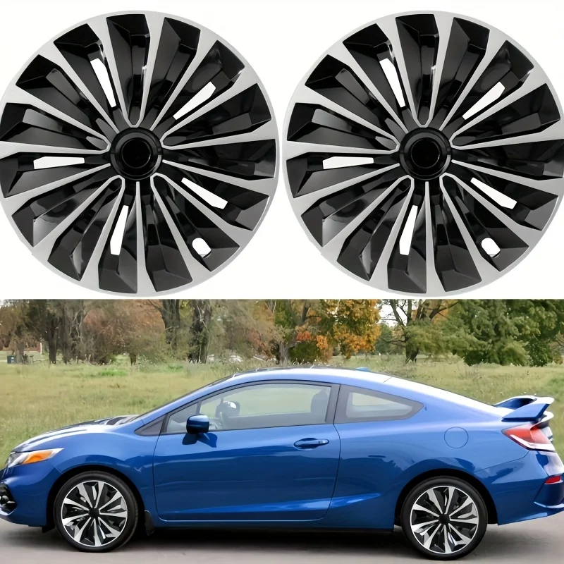 

4Pcs 14 Inch Universal Car Wheel Hubcaps Decorative Rim Covers Protective Hub Caps Case Set for Steel Wheels Auto Accessories