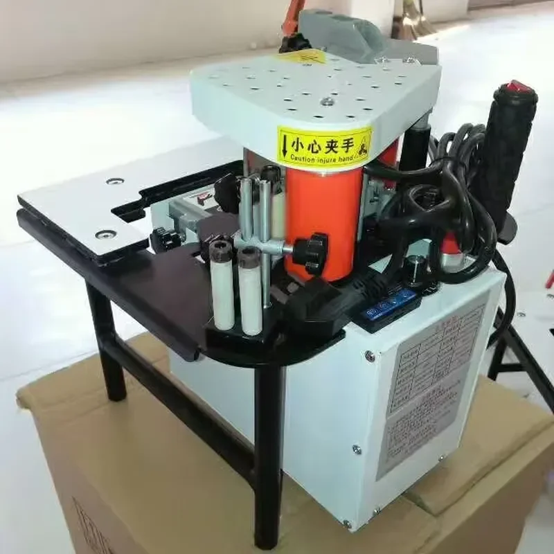 CE Certification Portable Edge Banding Machine 220V 750W Efficient for Edge Banding of Straight and Curved Irregular Panels