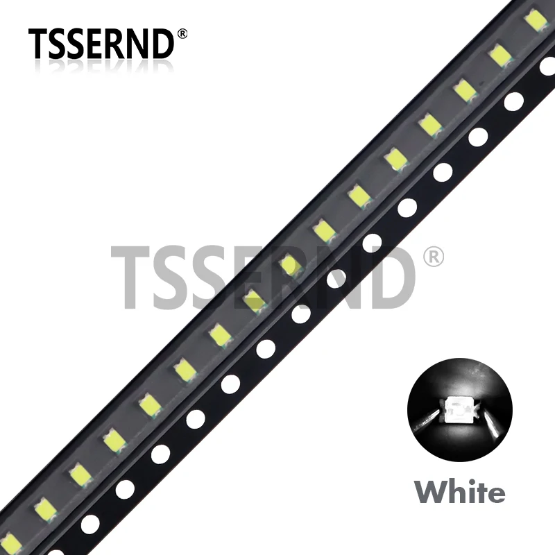 100pcs 0805 SMD LED White Red Blue Yellow Green Orange Warm White Pink Purple RGB Light Emitting Diode