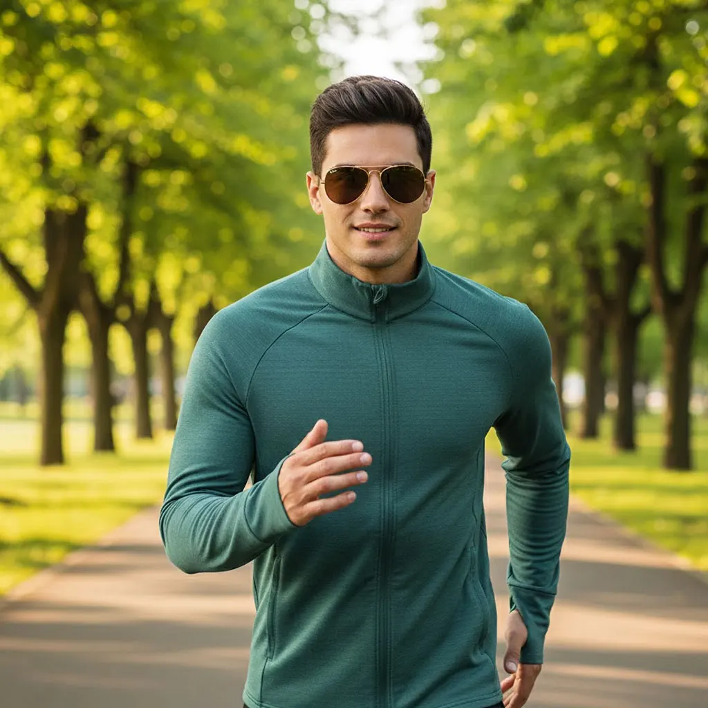 

Спортивная куртка унисекс на молнии 2026: осенний тренировочный топ с длинными рукавами для фитнеса на открытом воздухе и повседневного бега