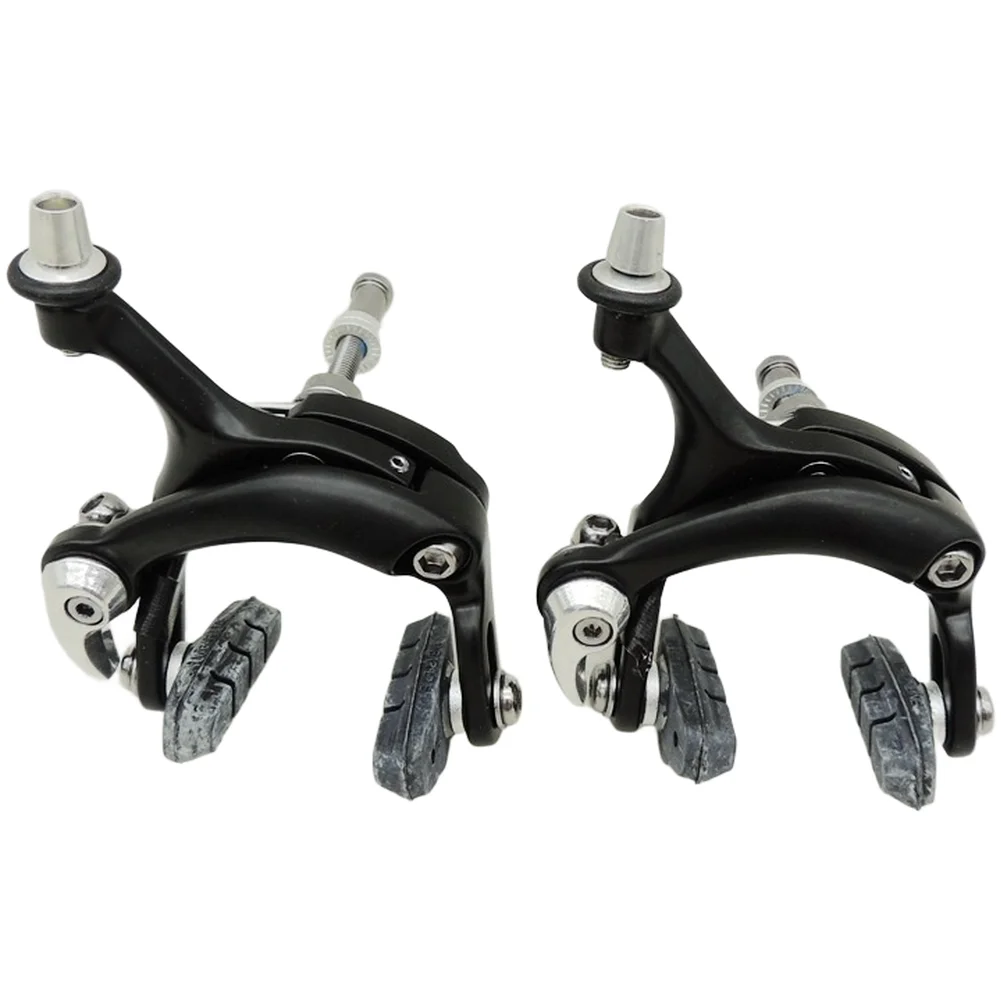 for Road Bike Brake Calipers Aluminum Alloy C-Type Dual Pivot Design Engineered for Mechanical Actuation and Linear Brake