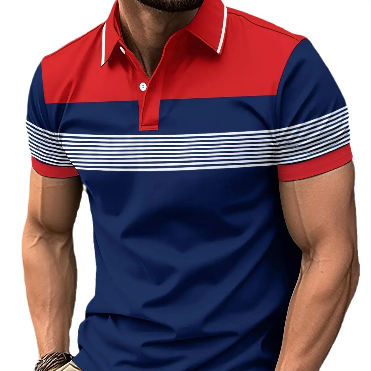 Men's Casual  Shirt 2024 Spring Summer Season Cotton Blend Fabric Striped Pattern Versatile Button up Business Casual Top