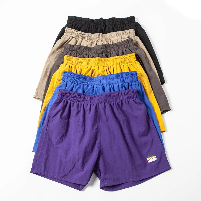 

Летние повседневные свободные шорты для бега, пляжные брюки унисекс в ярких цветах, быстросохнущие, длиной до колена, в молодежном стиле, для активного отдыха