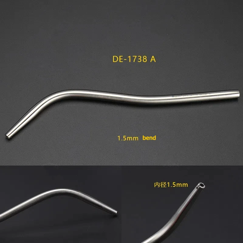 1 Pcs Dental Medical Surgery Aspirator 1.5/2/2.5/3/3.5/4mm Implant Surgical Tool Dental Stainless Steel Aspirating Syringe