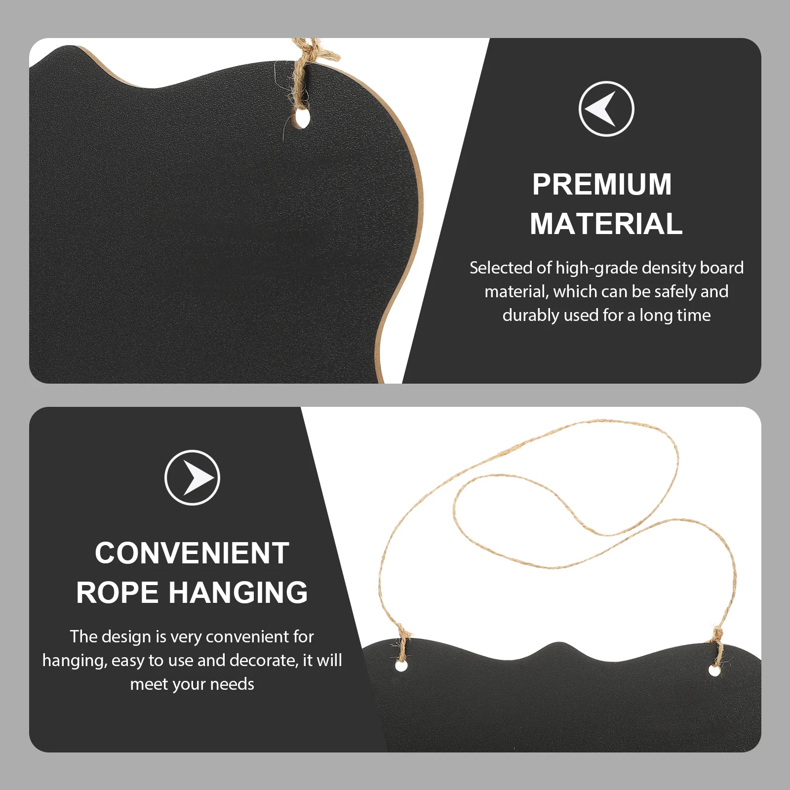 

Alipis Message Board Wall Hanging Chalkboard Door Sign Liquid Chalk Pens Erasable Markers for Christmas Party Memo Rural Decor