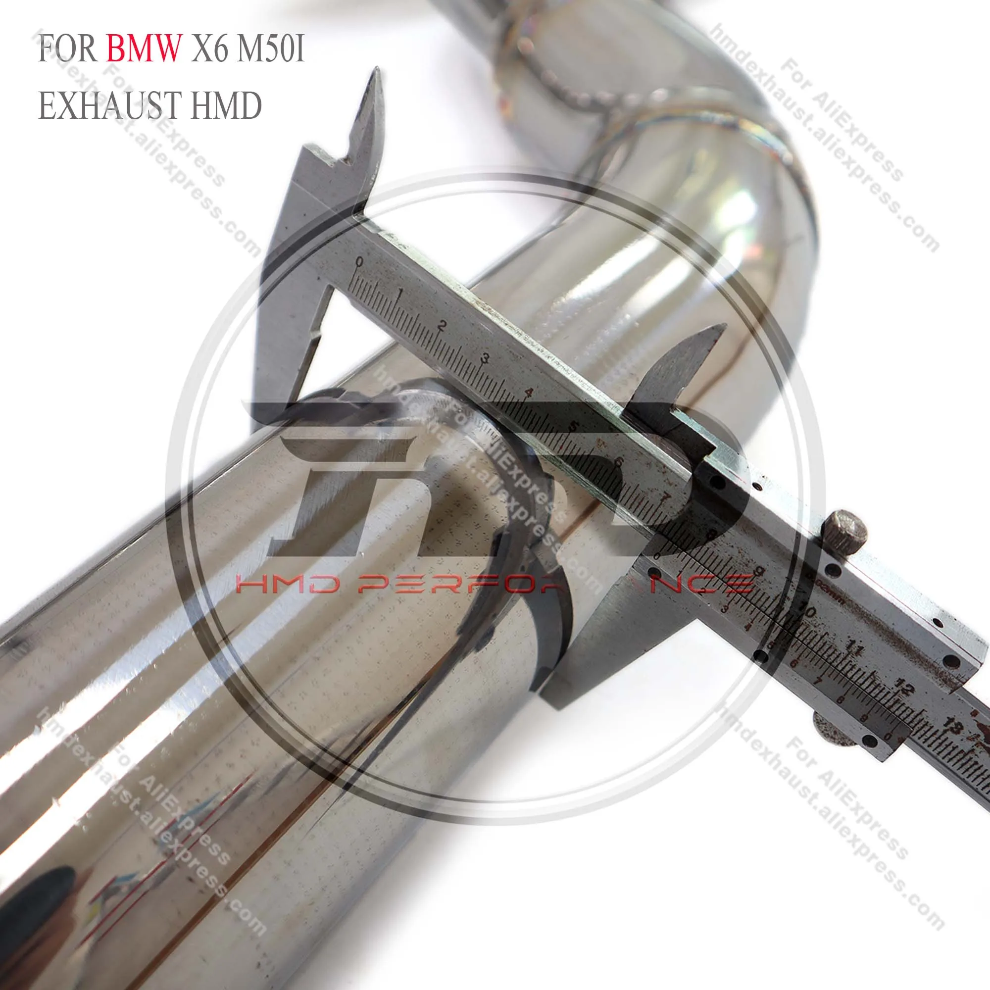 

Catback Stainless Steel Performance for BMW X6 M50I 4.4T 2019+ Muffler With Valve HMD Exhaust System