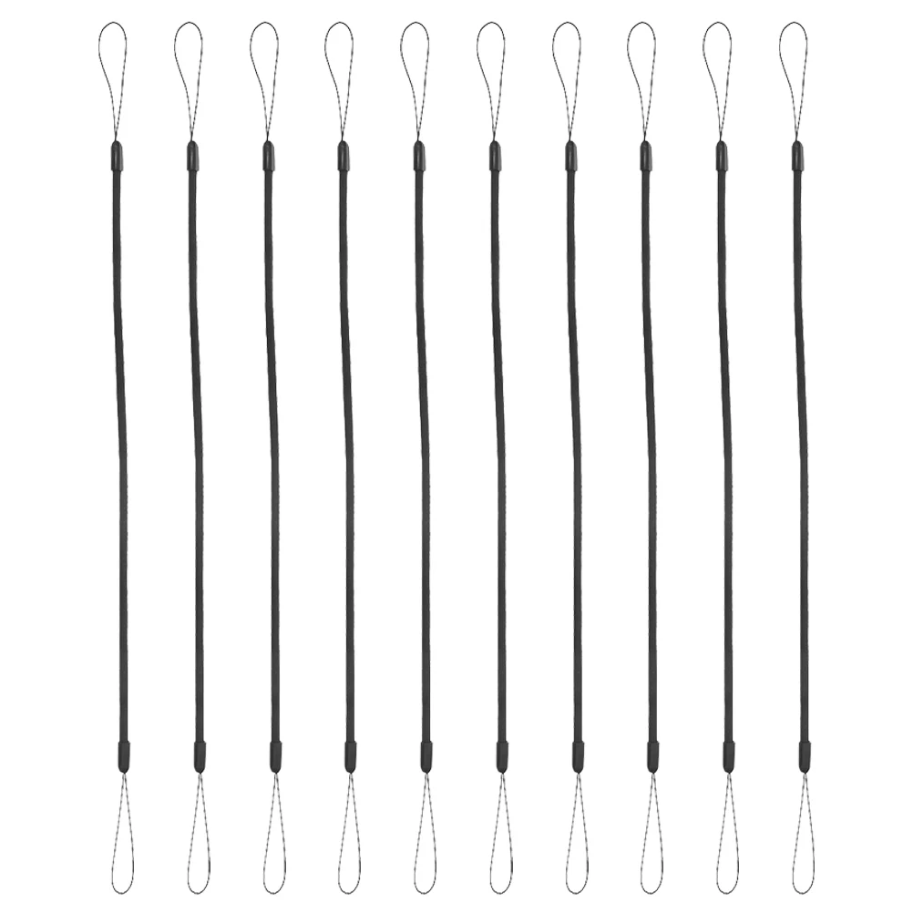 

10 Pcs ID Elastic Lanyard Pen Attachment Holder Strap Stylus Anti Lost Clip for Notebook Plastic Women Child