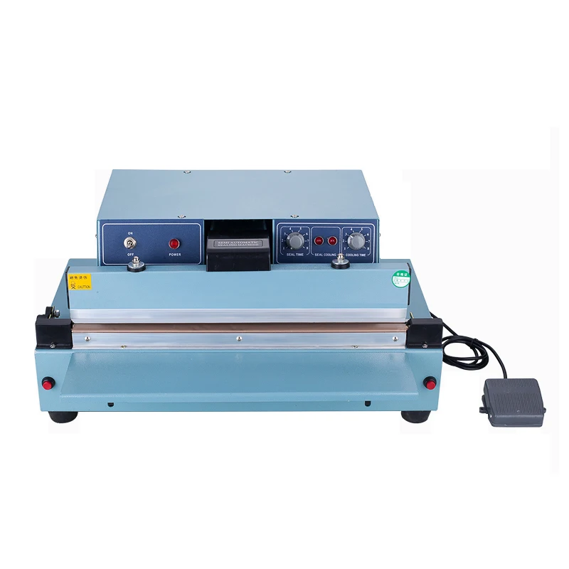 450 Desktop Semi-Automatic Sealing Machine Foot Pedal Aluminum Thin Plastic Bag Heat Sealing Machine 220V/110V