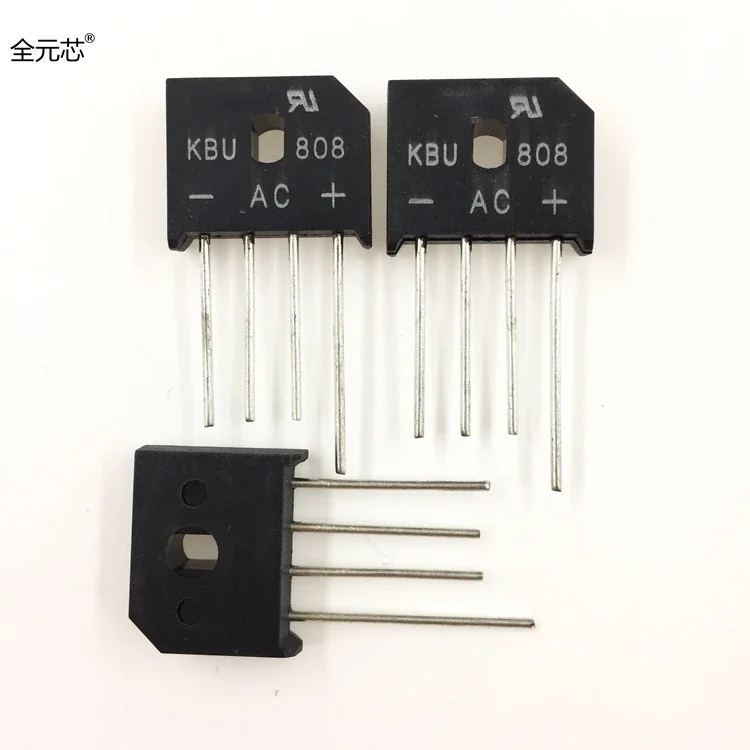 5PCS/LOT KBU808  8A/800V KBU806 8A/600V bridge stack KBU606 6A/600V NEW ORIGINAL