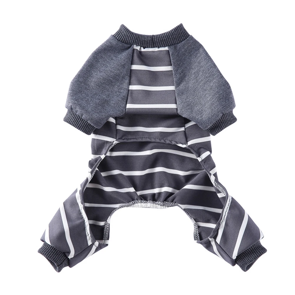 

Comfortable Dog Onesie Polyester Small Breed Dog Pajamas Chic Design Outdoor Activity Dog Clothing