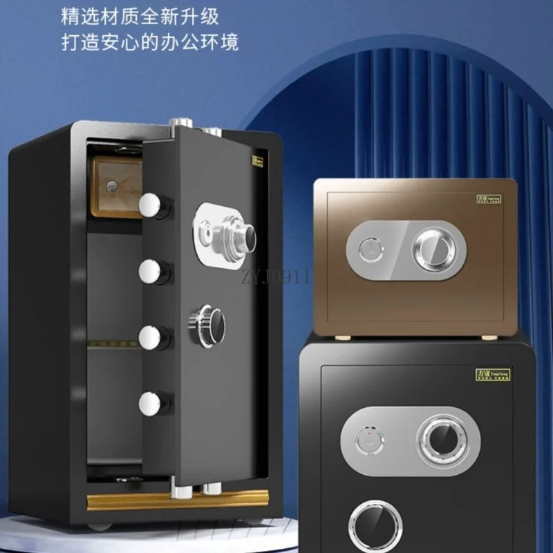 Mechanical lock safe household small, safe anti-theft new household, bedside table type view 5