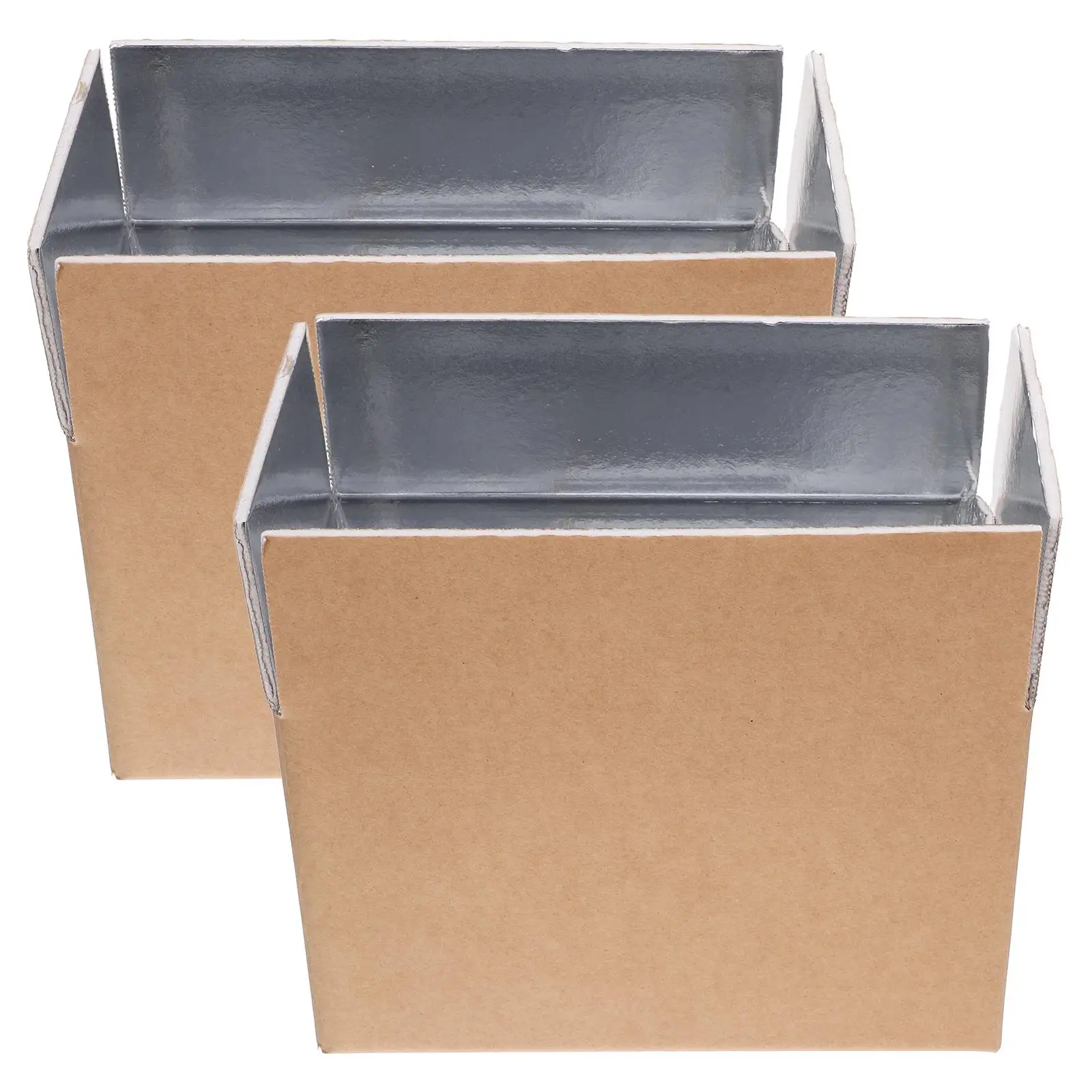 2 Pcs Freezer Shipping Boxes Insulated Bags Thermal Insulation Containers Mini Cardboard Mailer Seafood Cold