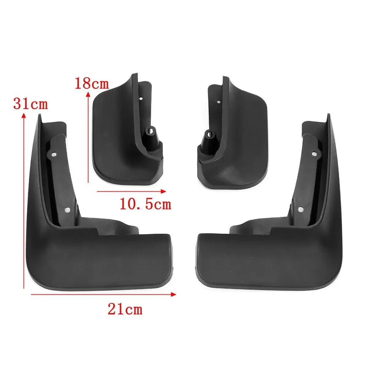 Car Mud Flaps Fender Mudguards Splash Guards Fender Mudflaps For VW Transporter T6 T5 2004-2020 Caravelle Multivan 2017-2018