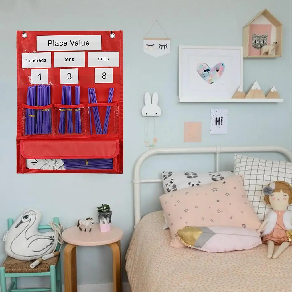 数位ポケットチャート 家庭教室での数位の練習 教室タイプ1