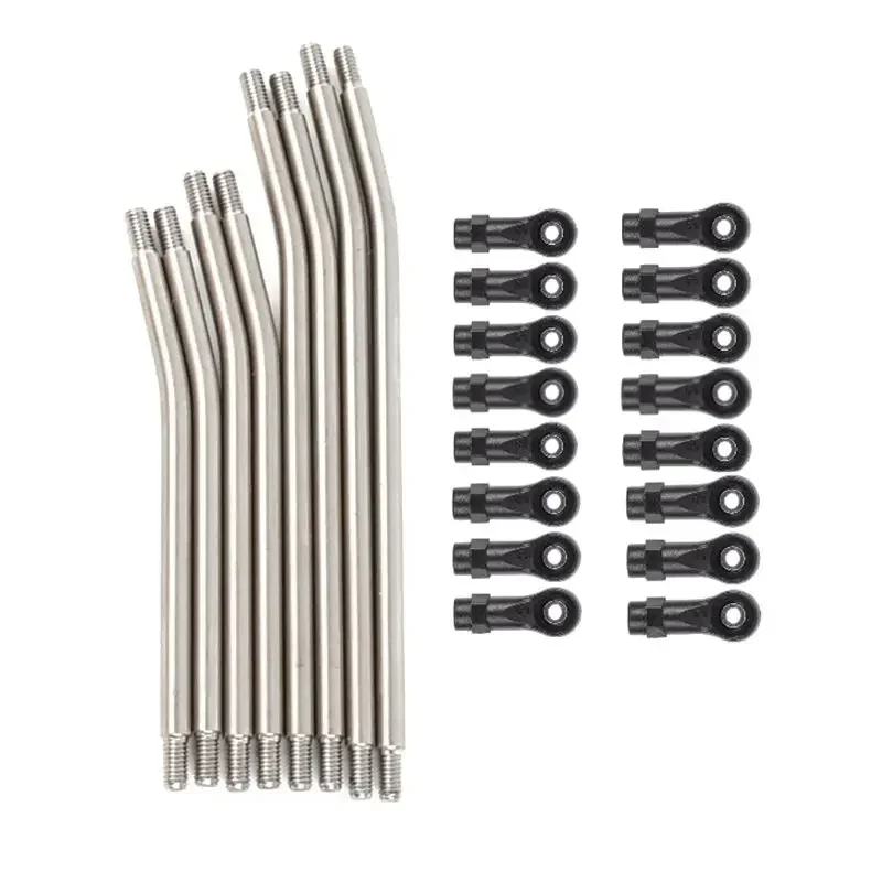 

10Pcs/Set Metal Link Set Plastic Rod End for 1/10 RC Crawler Car Axial SCX10 II 90046