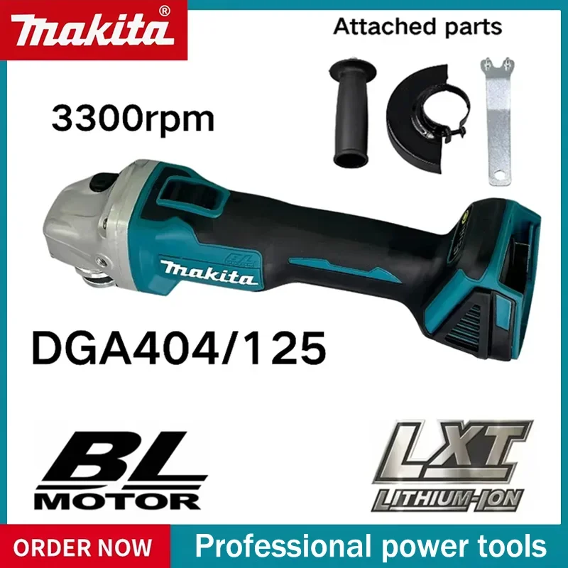 

Makita DGA404 125mm/100mm Brushless Lithium Electric Angle Grinder Rechargeable Cutting Machine High Power Polishing Machine