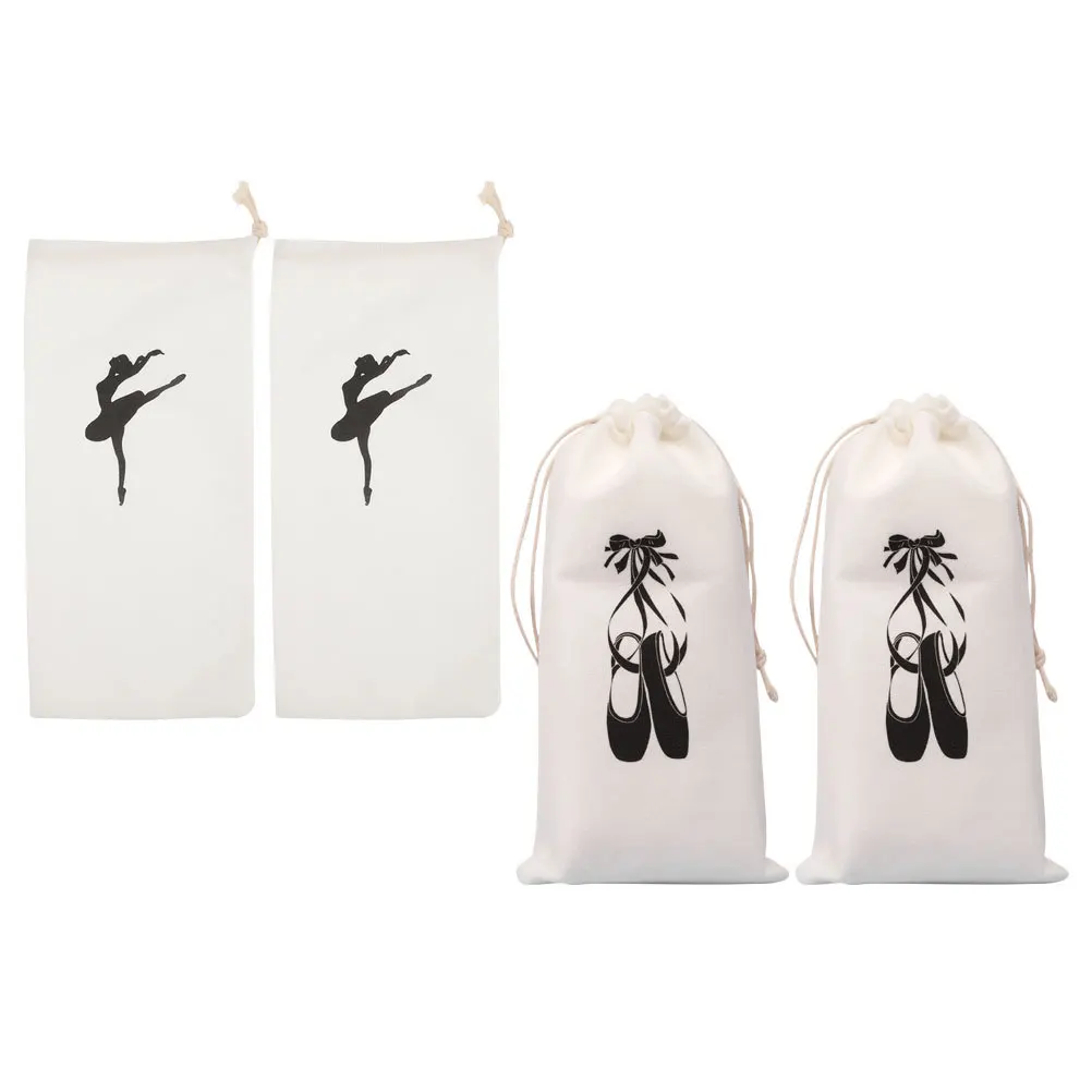 4 قطع من حقيبة أحذية الباليه برباط مقاومة للماء لحقيبة تخزين الأحذية ذات السعة الكبيرة لملحقات الباليه #6