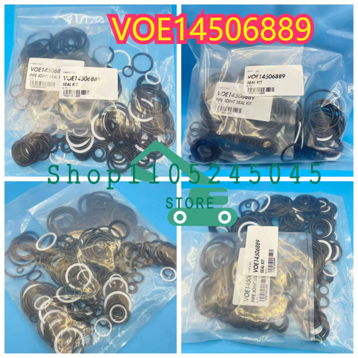 

НОВЫЙ КОМПЛЕКТ УПЛОТНЕНИЙ ОСНОВНОГО УПРАВЛЯЮЩЕГО КЛАПАНА VOE 14506889 VOE14506889 для EC200B EC200D EC210 EC210B EC210D EC240 EC240B EW170 EW180