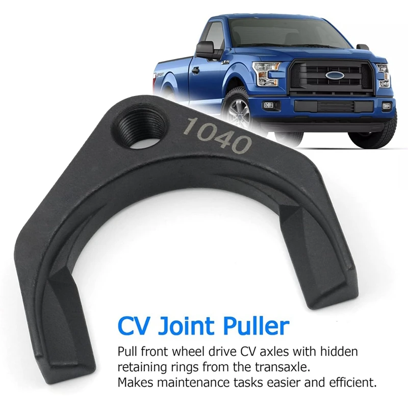 1040 CV Joint Puller Adapter - 63Mm Wide Opening, Carbon Steel Inner Axle Removal Tool