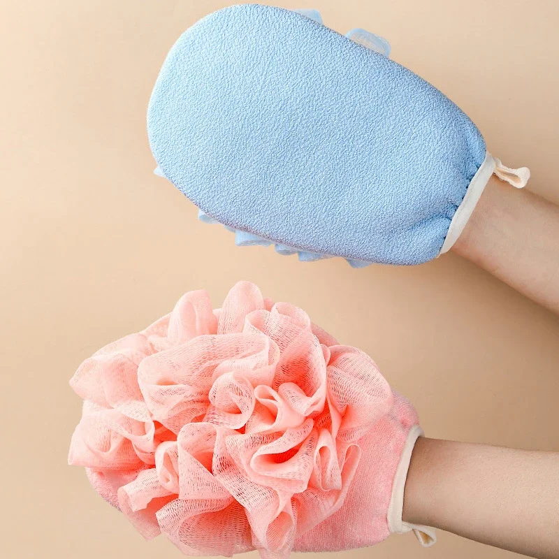 Exfoliating Gloves Body Cleaning Bath Flower Bathroom Shower Ball Body Scrubber Bath Sponge Towel Bathroom Tool