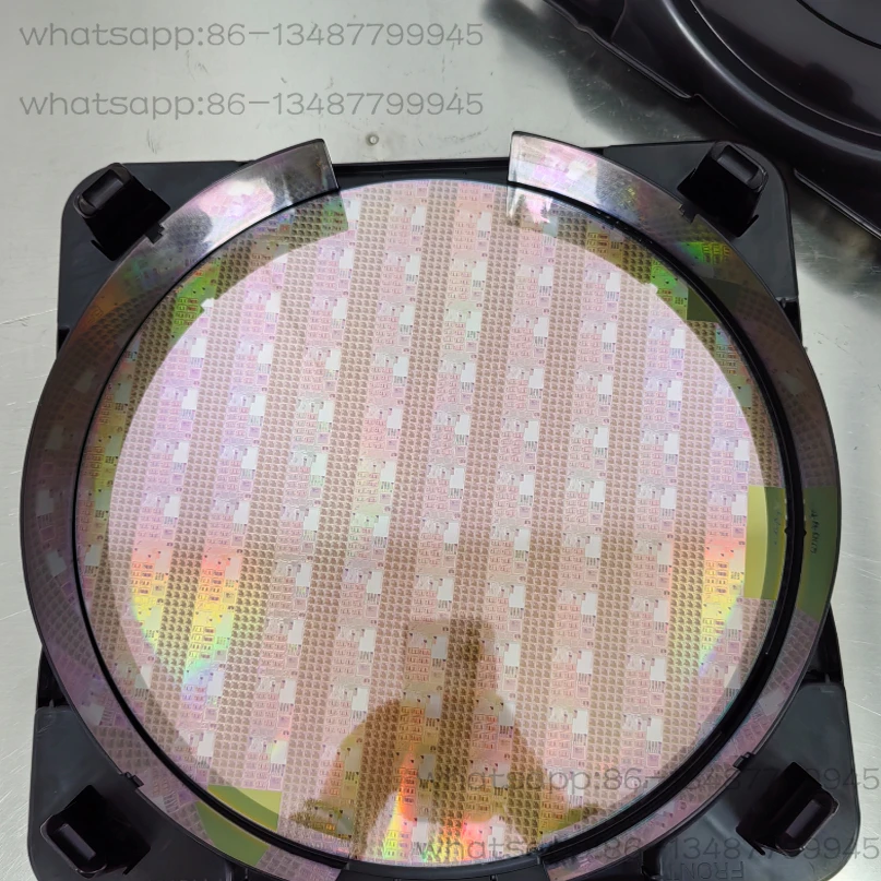 Silicon Wafer, Lithographic Wafer 12 Inch Circuit Chip Semiconductor Silicon Wafer Display Teaching and Research Test Wafer 03