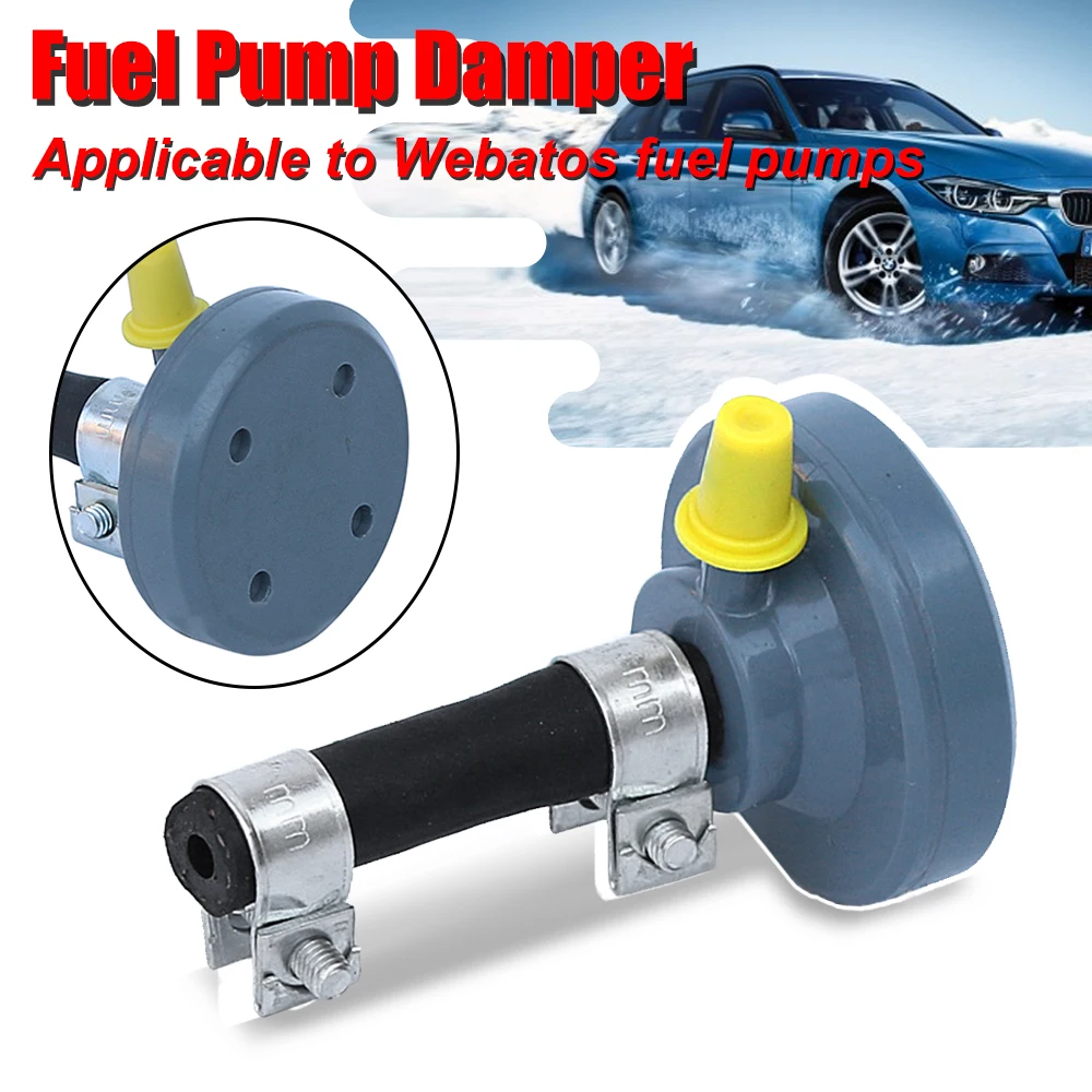 Universelles Luftabschalt-Heizungspumpen-Dämpfer-Set + Clip-Set Heizungen Kraftstoff-Rückschlagventil-Dämpfer-Kit Mini für Webasto Dieselmotor