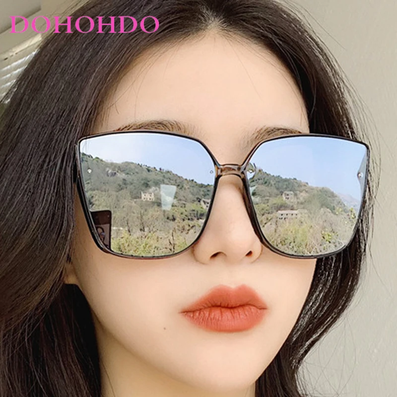 

Retro Square Rivets Women's Sunglasses Fashion Trend Big Frame Men Sunglasses Driving Travel Female Shades UV400 Lentes Mujer
