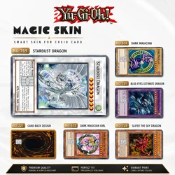 Yugioh Anime Bank Credit Cards Pass Stickers Yu Gi Oh Decoration Waterproof Scratch Resistant Stickers Gifts