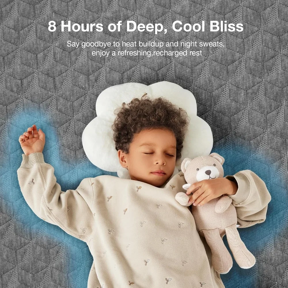 مرتبة أطفال مزدوجة مقاس 5 بوصات مع إسفنج ميموري جل، لمسة رائعة ودعم الحواف، معتمدة من CertiPUR-US #4