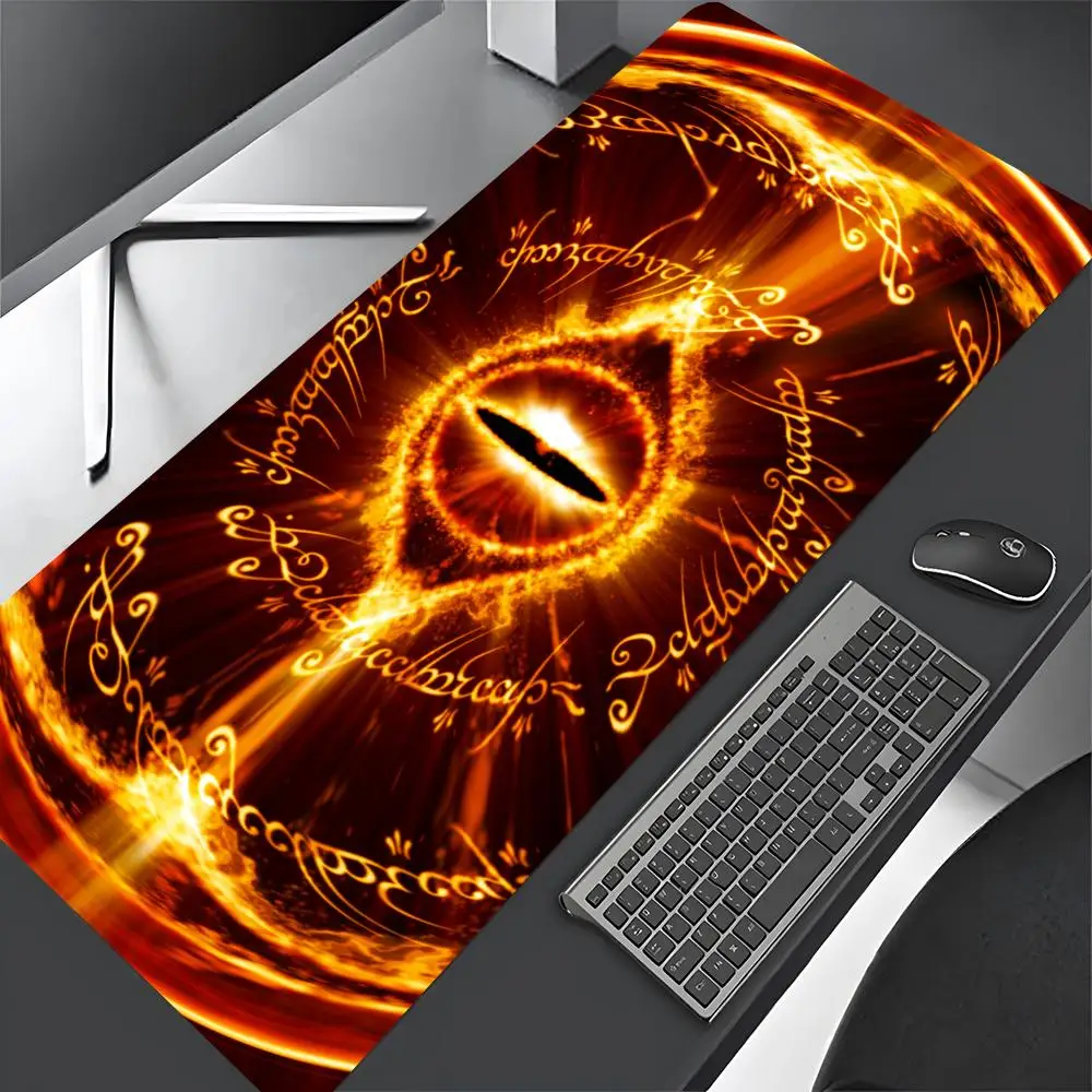 Movie Rings Of The Lords Mouse Pad desk decoration Gaming Mousepad Large 900x400mm MouseMat Gamer XXL Mause Carpet PC Desk