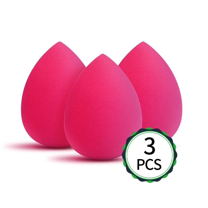 Éponge de maquillage bouffante cosmétique professionnelle pour fond de teint, crème anti-cernes, maquillage de beauté, ombres à paupières d'eau douce