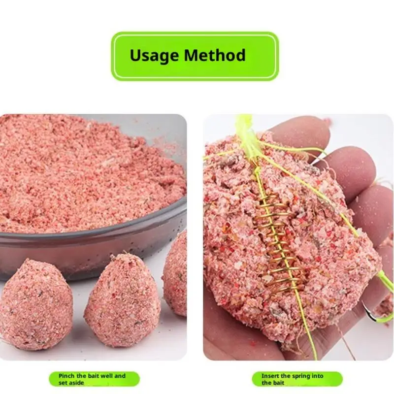 4 قطعة Isni المتفجرة هوك الخصر طبل الربيع الطعم هوك مكافحة لف الفضة الكارب و Bighead الأسماك مجموعة الصيد اكسسوارات #5