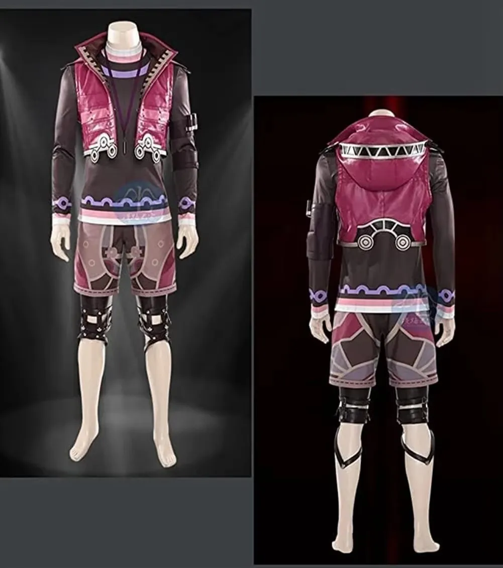 Xenoblade Chronicles 2 Shulk Cosplay Costume Halloween Christmas New Year Party Costume suit