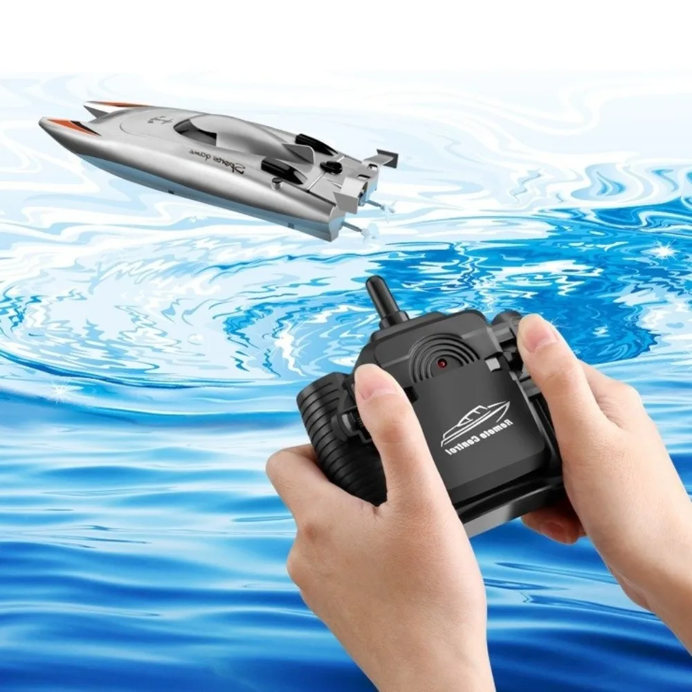 Watercraft High Speed RC Boat Double Motor Waterproof Speedboat Dual Motor 2 Channel Racing Boat Gifts