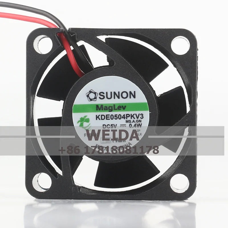 

Original SUNON 4020 KDE0504PKV3 DC5V 0.4W 4CM 40*40*20MM magnetic suspension switch cooling fan