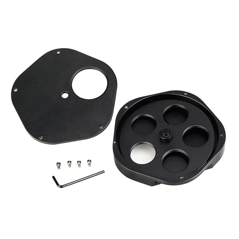 Svbony SV133 Telescope Filter Wheel 1.25/2 Inch Metal Filter 5 Positions for Telescope Eyepiece for astronomical telescopes