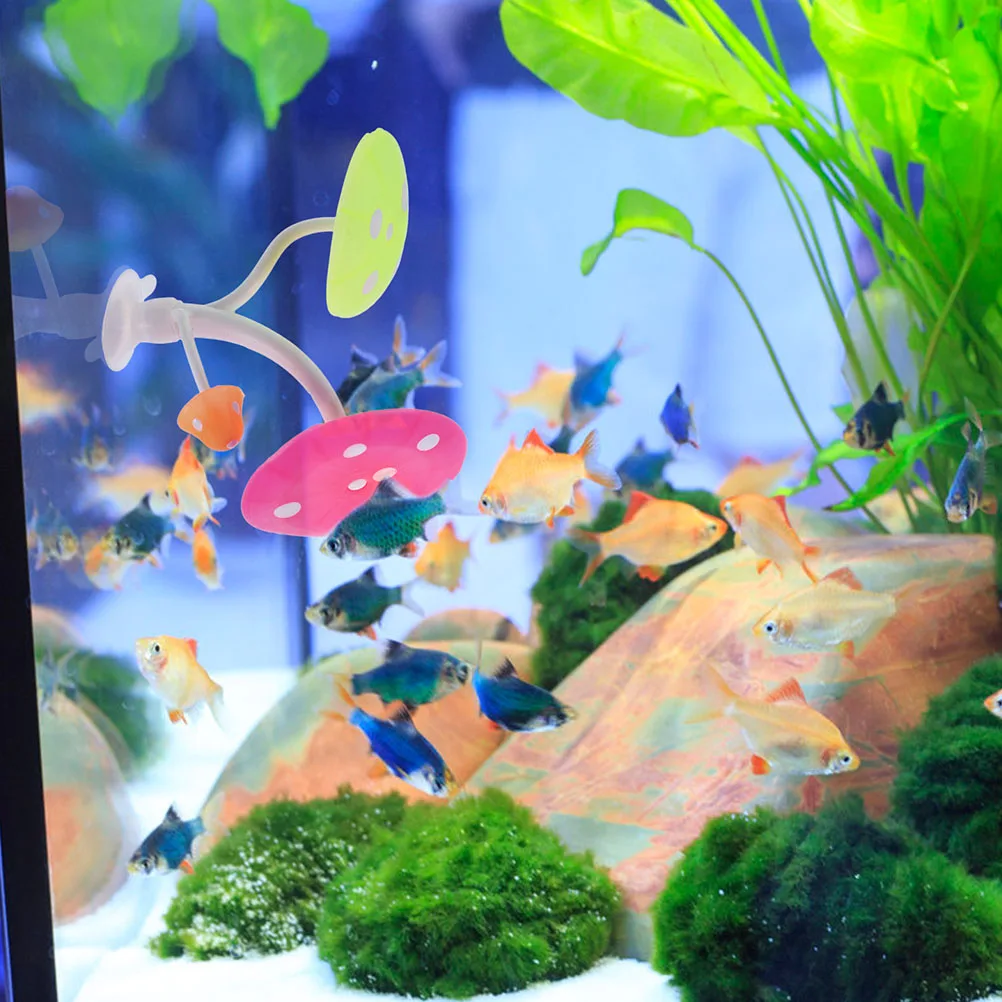 

2pcs Silicone Hideout Leaf Hammock Aquarium Sleeping Resting Play Breeding Decor Fish Tank Adornment Betta Fish Bed Betta Leaf