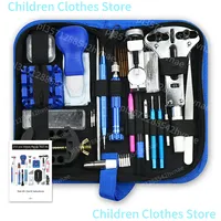 212pcs Watch Opener Repair Tool Kit Clock Pry Knife Screwdriver Pin Hammer Set Watchmaker Band Link Clockmaker Accessory