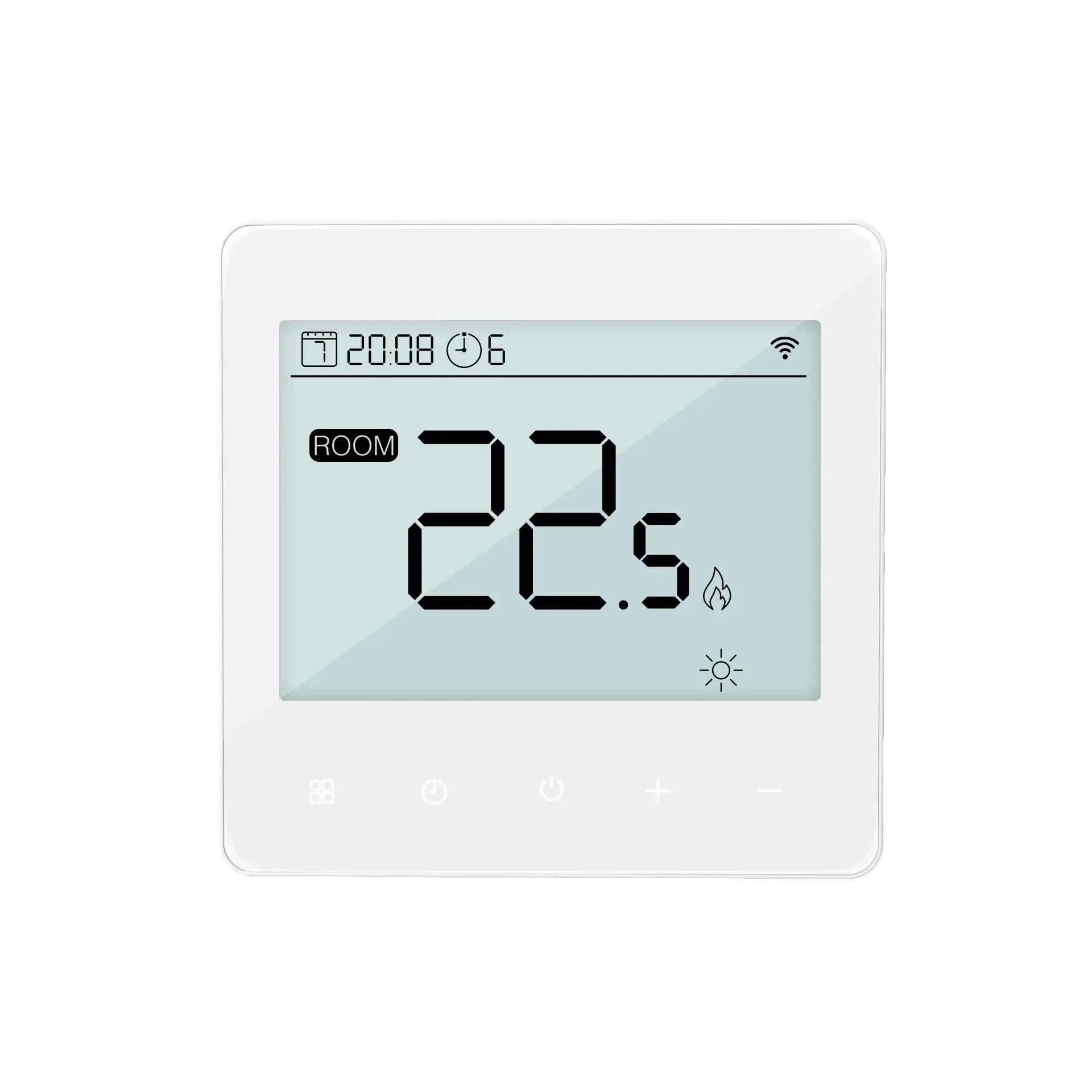 

Fan coil control programmable thermostat wifi for heat pump and floor heating
