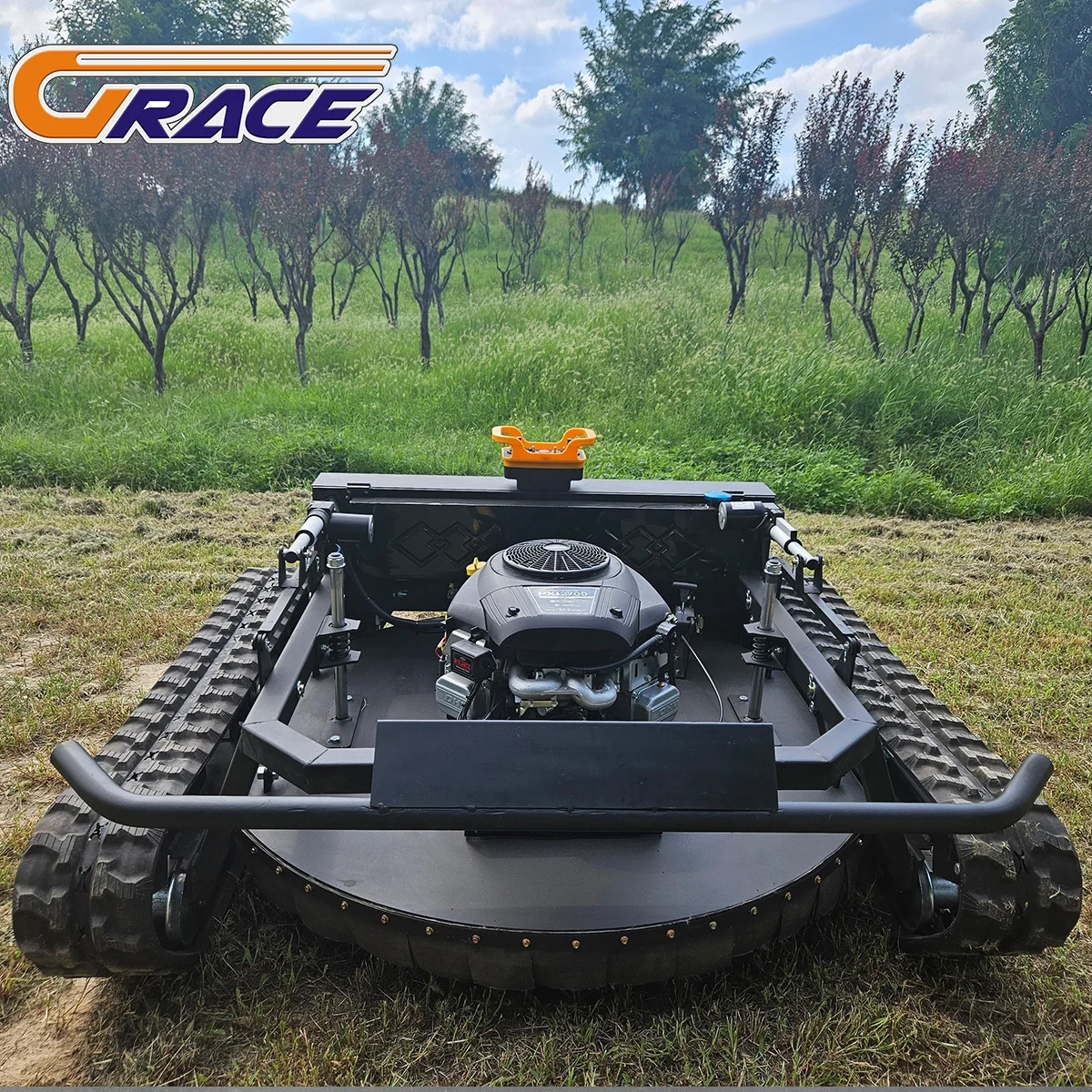 2025 جزازة العشب المجنزرة المبتكرة لجميع التضاريس ومنفاخ الثلج، جهاز تحكم عن بعد ذاتي الدفع للتشغيل بدون جهد #1