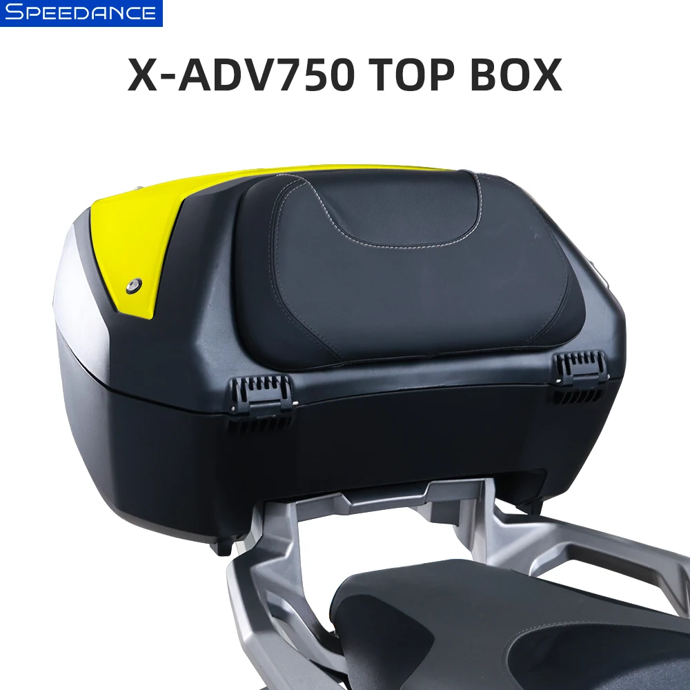 50L Rear Top Case for Honda XADV750 2022-2026 Motorcycle, Large-Capacity Luggage Box, Unlockable with Original Motorcycle Key