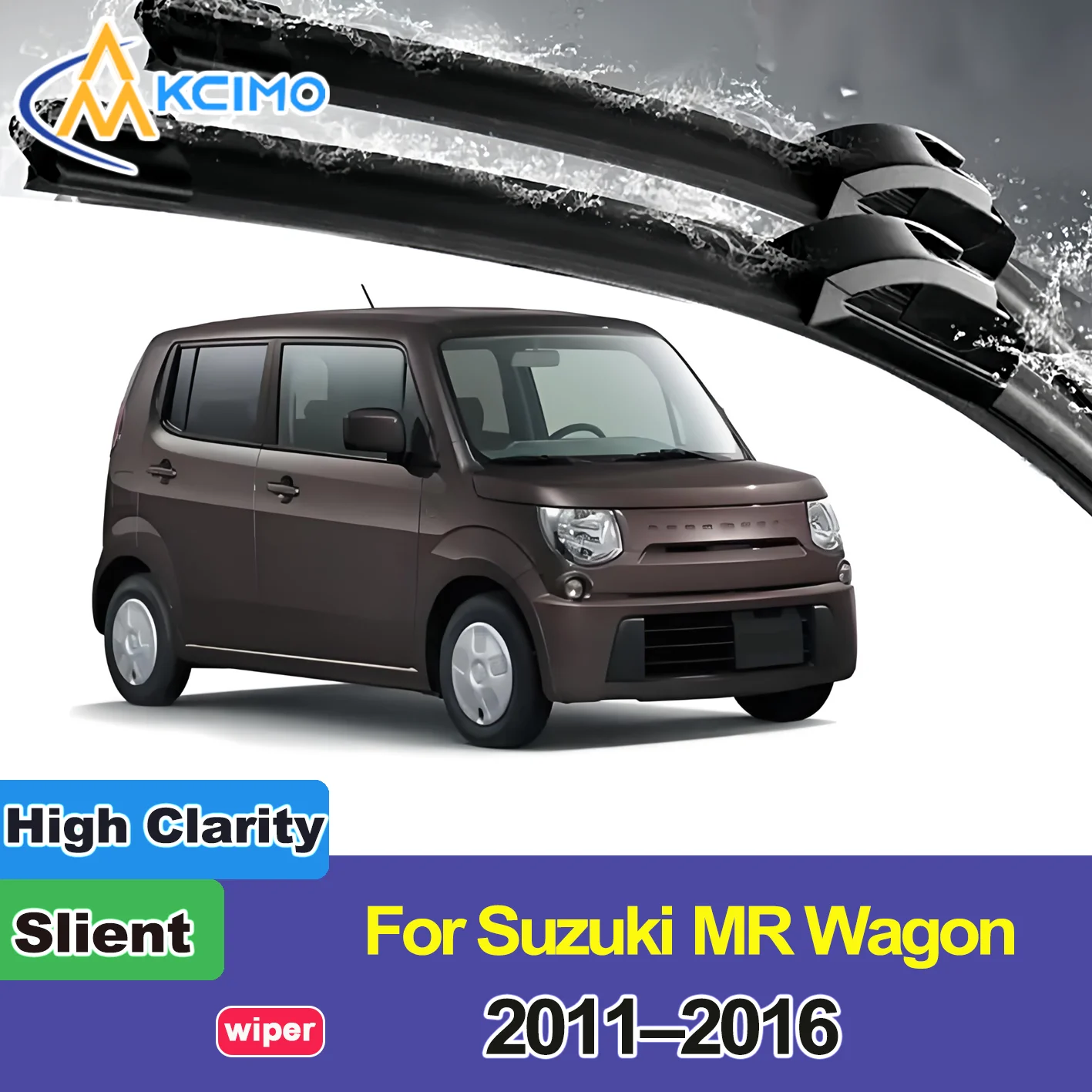 

2PCS New Wiper Blades for Suzuki MR Wagon MF33S 2011-2016 Nissan Moco Front Windshield Auto Wipers Blade Accessories 2016 2015