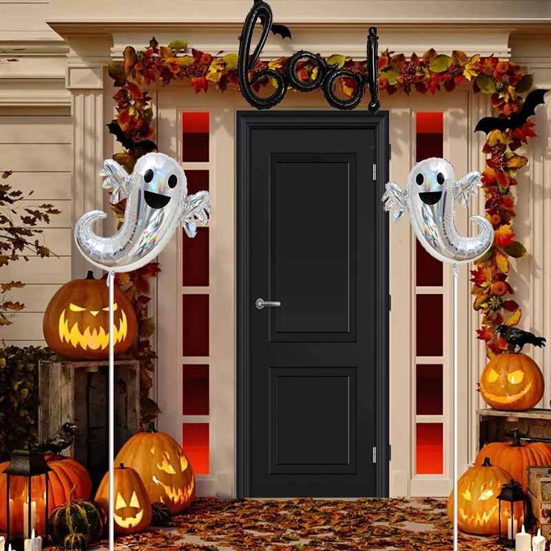 1-teiliges Halloween-Ballon-Set, Geisterparty- und Boo-Dekorationen, perfekt für Halloween, Geburtstage und Geschenke, Veranstaltungsbedarf