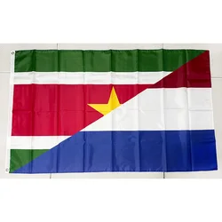 Vlag Nederlandse taal Suriname Nederland Vriendschap 2ft*3ft (60*90cm) 3ft*5ft (90*150cm) Grootte Kerstversiering Vlag Banner