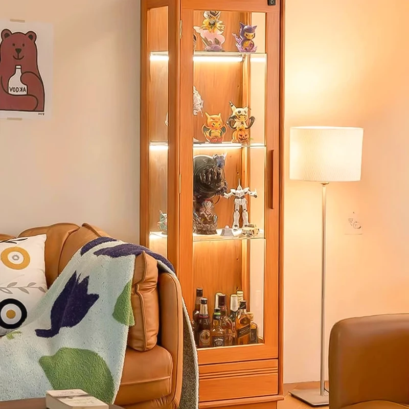 

Medieval Locker Light Wine Cabinet Exquisite Design Modern Display Wine Cabinet Atmosphere Art Bar Furniture Juomakaappi XY50JG