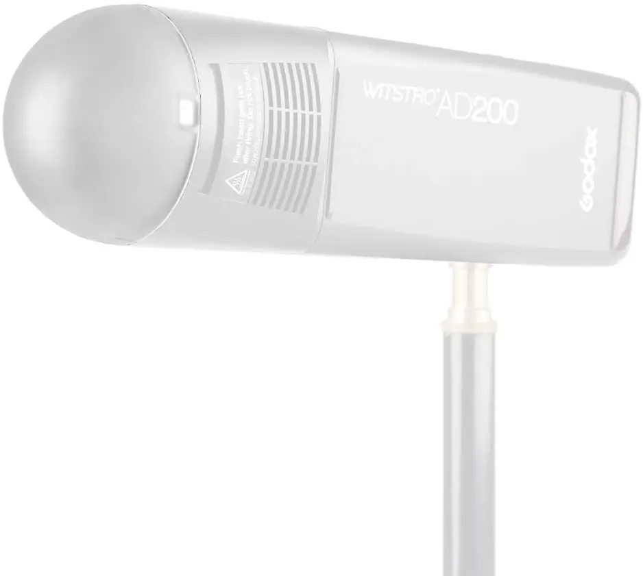 AK-R11 diffusore a cupola, compatibile per Godox H200R Round Flash Head Godox V1 Flash Series V1-S, V1-N, V1-C, AD200 Pro, AD200